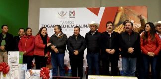 Todo un éxito, la posada pre-navideña ofrecida a estructura del PRI por Edgar Melhem Salinas