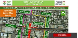 Asegura NL 601 millones de pesos para Línea 3 del Metro