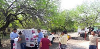Entrega DIF Tamaulipas dotación de la Canasta Básica