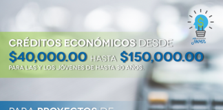 Otorgarán créditos de hasta 150 mil pesos a jóvenes emprendedores