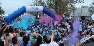 Se pinta de azul capital de Tamaulipas