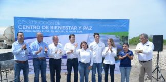 Arranca la construcción de dos Centros de Bienestar en Miguel Alemán
