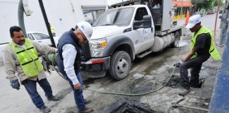 Realizan obra de saneamiento SEDUMA-CEAT