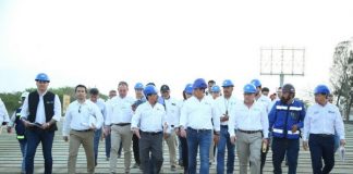 Supervisa Gobernador obras de vialidad en construcción en la zona sur del estado