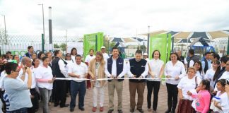 Gobernador inaugura pavimentación de vialidad y parque recreativo en Reynosa