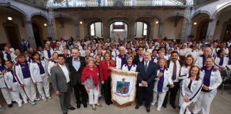 Abandera Estado a deportistas de la tercera edad