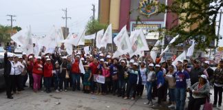 SABADO DE INTENSA LABOR PARTIDISTA EN TORNO A LA CANDIDATURA DE COPITZI HERNANDEZ