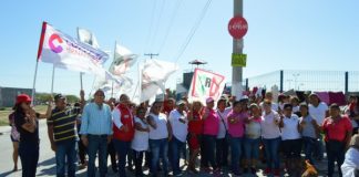 INTERMINABLE JORNADA DE PROSELITISMO DE LAS CANDIDATAS DEL PRI COPITZI HERNANDEZ Y LOLIS DE LA GARZA EN LA COLONIA LAS BRISAS