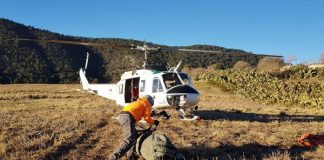 Apoya Gobierno de Nuevo León combate de incendio forestal en Sierra de Coahuila