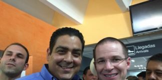 Anaya pinta de azul a Tamaulipas