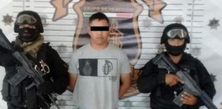 Arrestan a elemento de Fuerza Civil en posesiòn de narcóticos