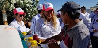 CON UN APOYO INCONDICIONAL LE EXPRESAN LOS VECINOS DE LA COL. NARCISO MENDOZA, A ” MAKI ORTIZ”