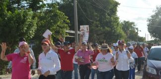 RECORREN RIO BRAVO EN PROMOCION DEL VOTO