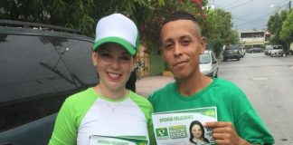 Va Brenda Velázquez por estacionamiento gratuito y verde