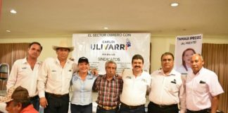 Sindicatos y sus obreros se unen a los tiempos de cambio encabezados por Carlos Ulivarri