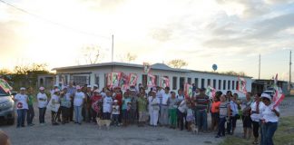 COPITZI HERNANDEZ Y LOLIS DE LA GARZA RECORREN MATAMOROS