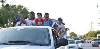 El Tigre Ulivarri Recorre Calles de la Villa de Nuevo Progreso