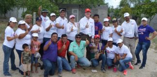 RECORRIDO DEL DR. GABRIEL DE LA GARZA Y COPITZI HERNANDEZ SUMANDO MAS TERRITORIO Y MAS PREFERENCIAS A SUS CAMPAÑAS