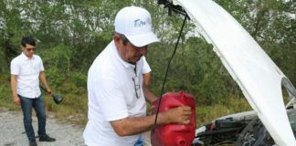 Brindan Ángeles Azules atención a cientos de automovilistas en Tamaulipas