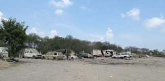 A LA PERAZA NO LE IMPORTA QUE TAMPICO ESTÉ INUNDADO EN BASURA