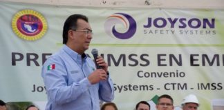 ALCALDE DE VALLE HERMOSO LIC. GERARDO ALDAPE, ASISTE A LA FERIA DE LA SALUD, PARA LOS OBREROS