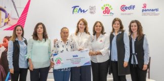 Entrega Mariana Gómez apoyos para niñas, niños, adolescentes, personas con discapacidad y adultos mayores de 33 municipios de Tamaulipas