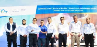 Unidad Deportiva IPSSET se acredita como Edificio Cardioprotegido