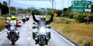 Motociclistas de 19 estados del país organizan “rodada” en carreteras de Tamaulipas.