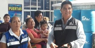 ENCABEZA EL INGENIERO RAUL GARCIA VIVIAN FUNCIONARIOS QUE PARTICIPAN AL CIEN EN JORNADAS CIUDADANAS