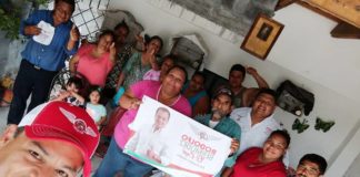 Apoyo, firmeza y decisión para “El Capi” en la colonia Esperanza.