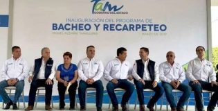 BACHEO Y RECARPETEO LLEGA A MIGUEL ALEMAN.