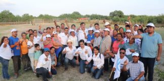 EL CANDIDATO DEL PAN ALBERTO LARA,RECORRE EL DISTRITO VII, CASA PÒR CASA..