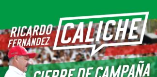 27/05/2018. MAÑANA MARTES GRAN CIERRE DE CAMPAÑA DE RICARDO FERNANDEZ ” CALICHE”
