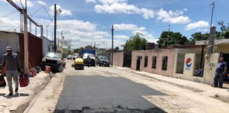 Con 54 toneladas de asfalto rehabilita Municipio calles de la Zona Centro