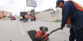 Aplica Gobierno de Matamoros más de 40 mil metros cuadrados de asfalto en avenidas y accesos principales.