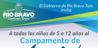 Gobierno Municipal, de rio bravo, Invita a campamento de verano.