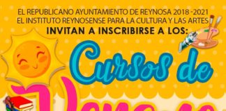 Ofrece Gobierno de Reynosa Cursos gratuitos de Arte y Cultura en verano.