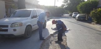 GOBIERNO  MUNICIPAL DA INICIO  A LOS  TRABAJOS DE BACHEO Y CON “RECURSOS PROPIOS”.