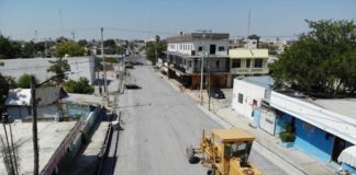 Mejora Gobierno de Reynosa calles del primer cuadro de la ciudad.