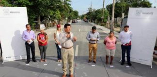 Intensifica alcalde Mario López pavimentación en Matamoros; entrega obras por 6.4 MDP.
