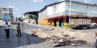 Cierran temporalmente cruce de calle Victoria con Colón y San Luis con Revolución.