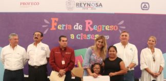 Inaugura Maki Ortiz Feria de Regreso a Clases.