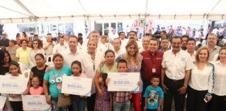 Reynosa único Municipio en el país que entrega vales para compra de útiles escolares.