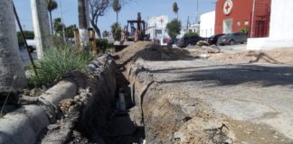 Trabaja COMAPA de Reynosa en rehabilitación de dos caídos.