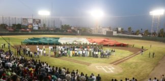 Inaugura Maki Ortiz Homenaje a los Broncos de Reynosa Campeones de 1969.