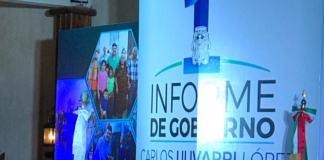 RINDIÓ EL ALCALDE CARLOS R. ULIVARRI LÓPEZ SU PRIMER INFORME DE GOBIERNO.