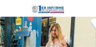 1er. Informe de gobierno, Dra. Maki Esther Ortiz Dominguez.