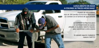 Se pone en marcha bombeo de agua en Actrices Mexicanas.