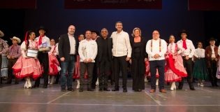 Clausura Rector XIII Festival del Folklor Universitario.