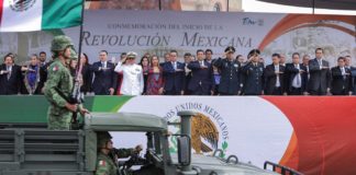Preside Gobernador Desfile Conmemorativo de la Revolución Mexicana en Nuevo Laredo